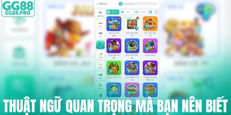 Thuật ngữ quan trọng mà người tham gia nên biết