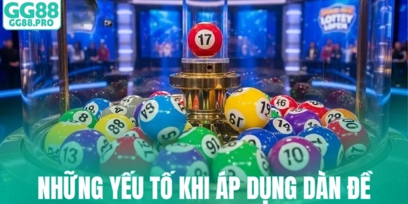 Những yếu tố quan trọng khi áp dụng dàn đề